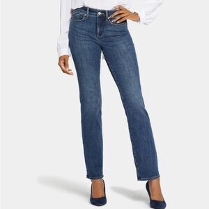 Straight Leg Marcel Blue Jeans Slimming Panel Lift Tuck Technology NYDJ 14P NWT